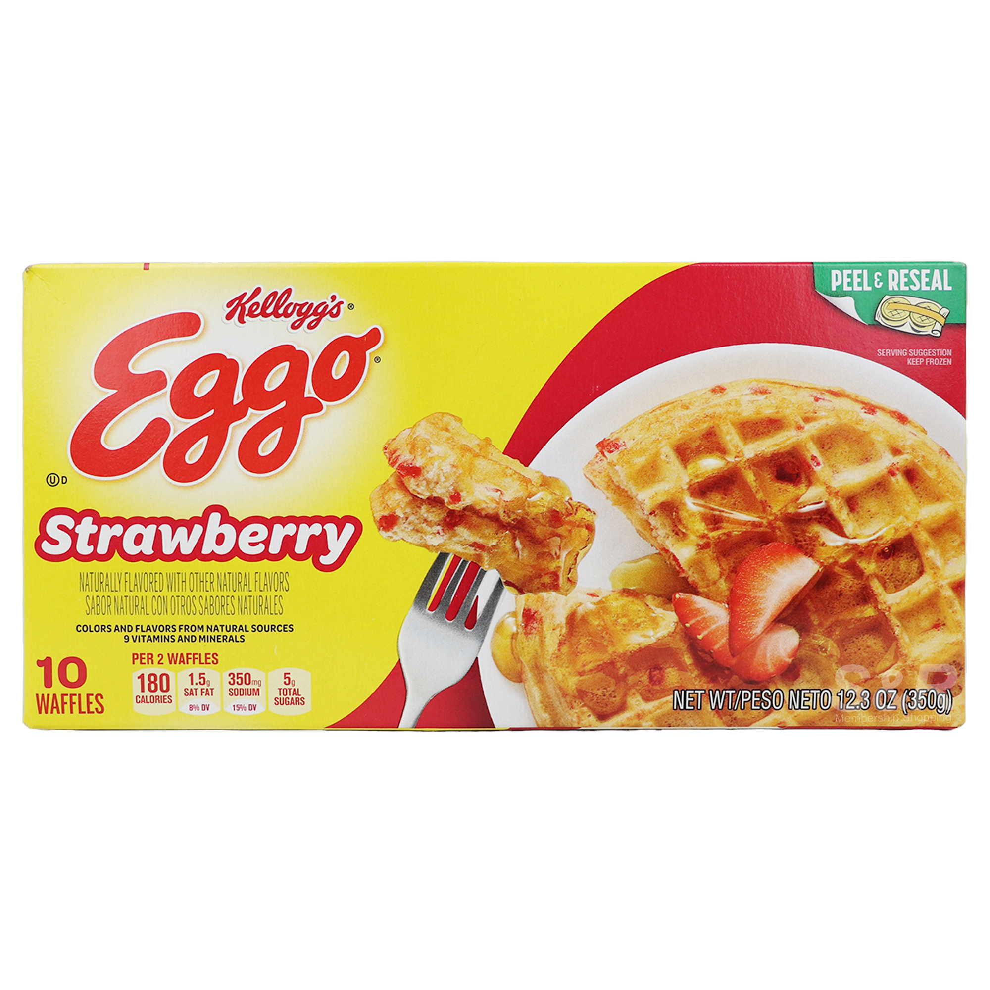 Kellogg's Eggo Strawberry Flavor 350g Kellogg's Eggo Strawberry Flavor 350g